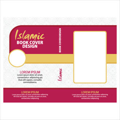 Islamic Book Cover Design Template, Book Cover Design 