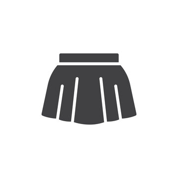 recommend clip art: Summer skirt vector icon