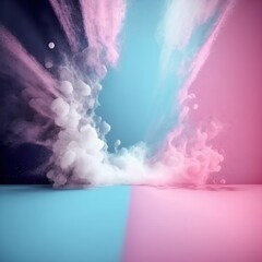 Abstract background of colorful smoke.