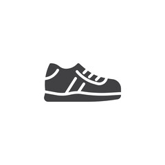 Sneakers shoes vector icon