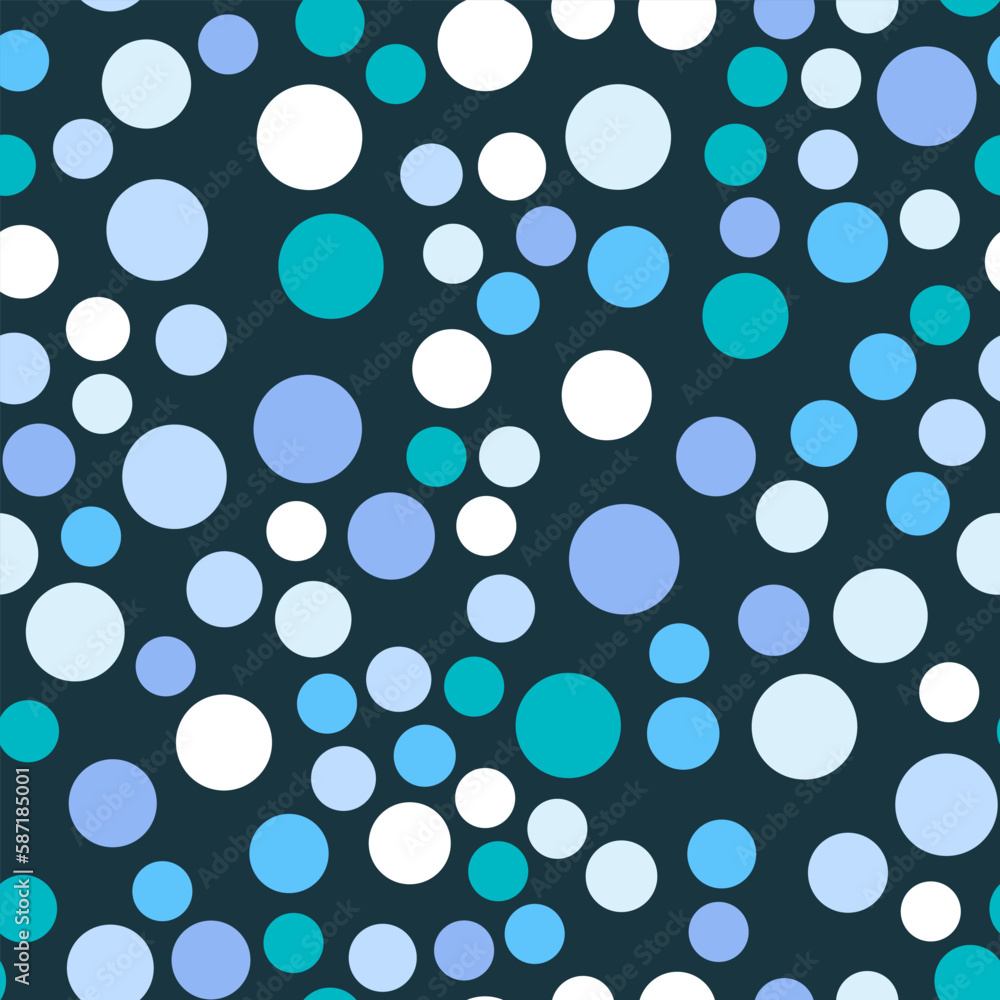 Poster simply seamless geometric pattern with circles. abstract background texture.