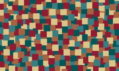 Abstract vector background with overlapping colored squares