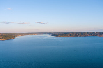 Annas Bay on the Puget Sound at sunset