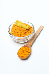 Fragrant seasoning - turmeric, one of the main ingredients in Indian curry
