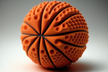 Basketball anti-stress ball. Generative AI