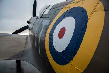 The Roundel of a Spitfire