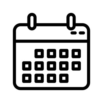 recommend clip art: Outline Icon calendar,date,time,calendary,schedule