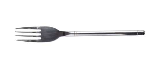 Silver Fork isolated on a white background