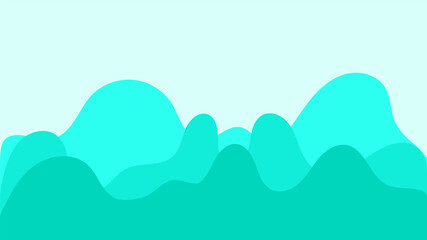 Wave Papercut Background