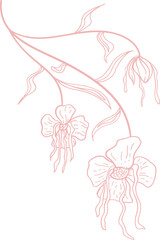 Floral Line Illustration