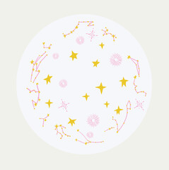 background with stars