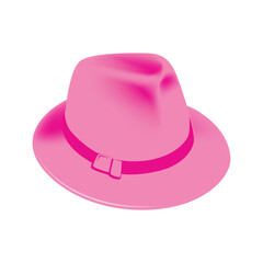 3D pink hat