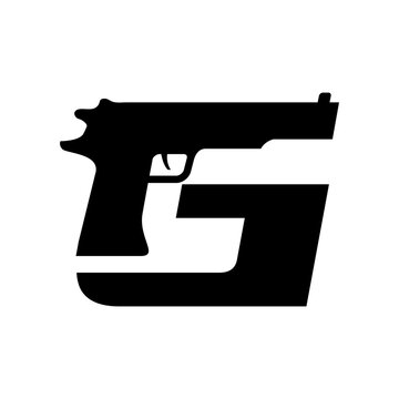 G letter with pistol 