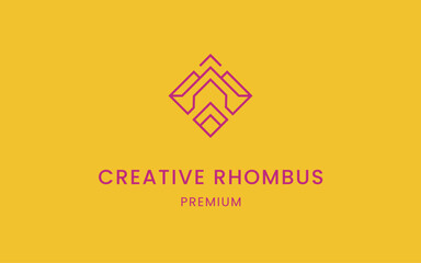 Creative Hexagon Logo Vector Illustration Design. Symmetrical Monogram Business Logo.
