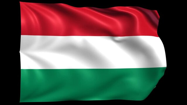 Flag Country Hungary Background Loop