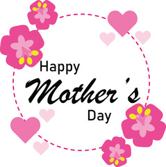 Happy Mothers Day Vector image or wallpaper