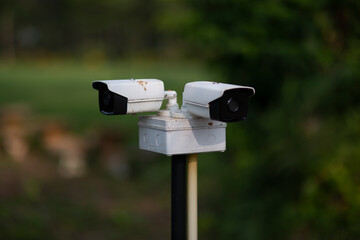 Surveillance CCTV camera and security concept , Use for surveillance camera and security content