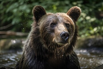 Fototapeta na wymiar an estonian bear. Generative AI
