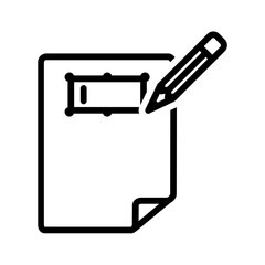 Black icon for Title