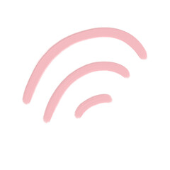 pink pastel acrylic element_rainbow aesthetic 