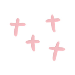 pink pastel acrylic element_sparkles 