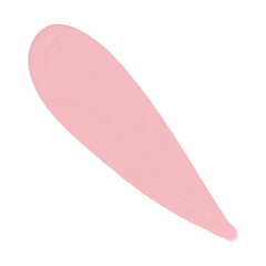 pink pastel acrylic element_raindrop full shape
