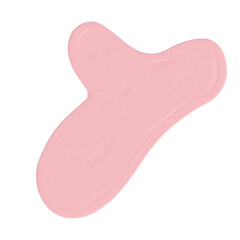 pink pastel acrylic element_three stem aesthetic shape -71