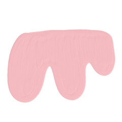 pink pastel acrylic element_pouring water