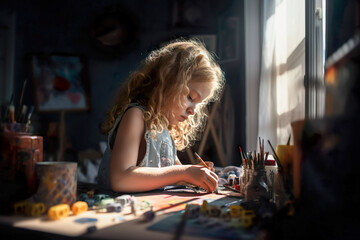 Child's Creative World Unleashed.
Generative AI 