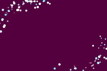 紫色のラメ付きのフレーム素材