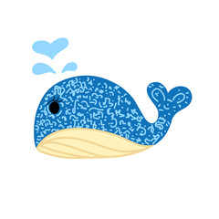 Whale pictures for art decoration