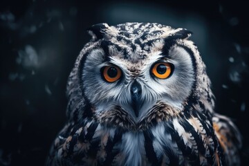 Frosty Owl. Generative AI