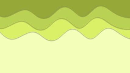 Wave Papercut Background