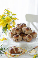 Traditional Easter hot cross buns