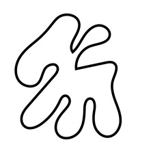 Obraz premium Squiggly Doodle Line Vectors 