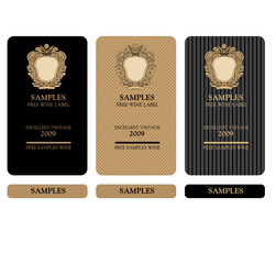 WINE LABEL COLLECTION DECORATIVE STICKER