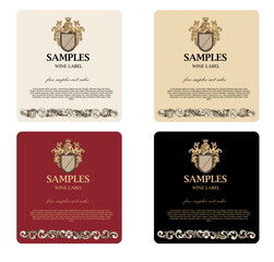 WINE LABEL COLLECTION DECORATIVE STICKER