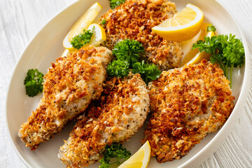 baked in oven panko breaded pork chops on bone