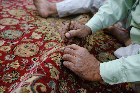 Manifattura tessile indiana - tappeti