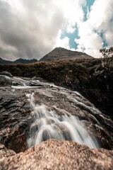 Waterfall on the Isle of Skye in Scotland