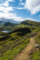 Quiraing on the Isle of Skye in Scotland