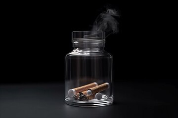 Health company no tobacco day, movement against cigarettes. AI generated.