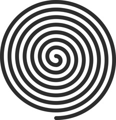 Hypnotic spiral, speed line in circle form, radial