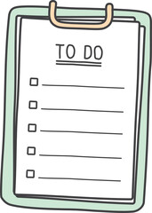 To do list, not forget board reminder memory note