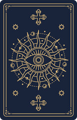 Amulet Horus eye, witchcraft occult esoteric sign