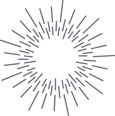 Obraz premium Starburst and sunburst round sunshine, beam rays