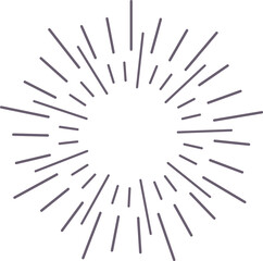 Sunburst explosion of rays, sunbeam sunburst icon © Vector Tradition