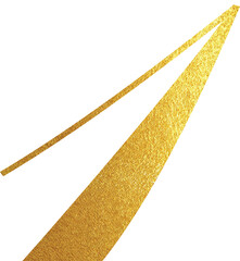 Gold calligraphy Number 1