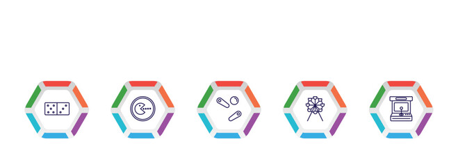 editable outline icons with infographic template. infographic for concept. included ,