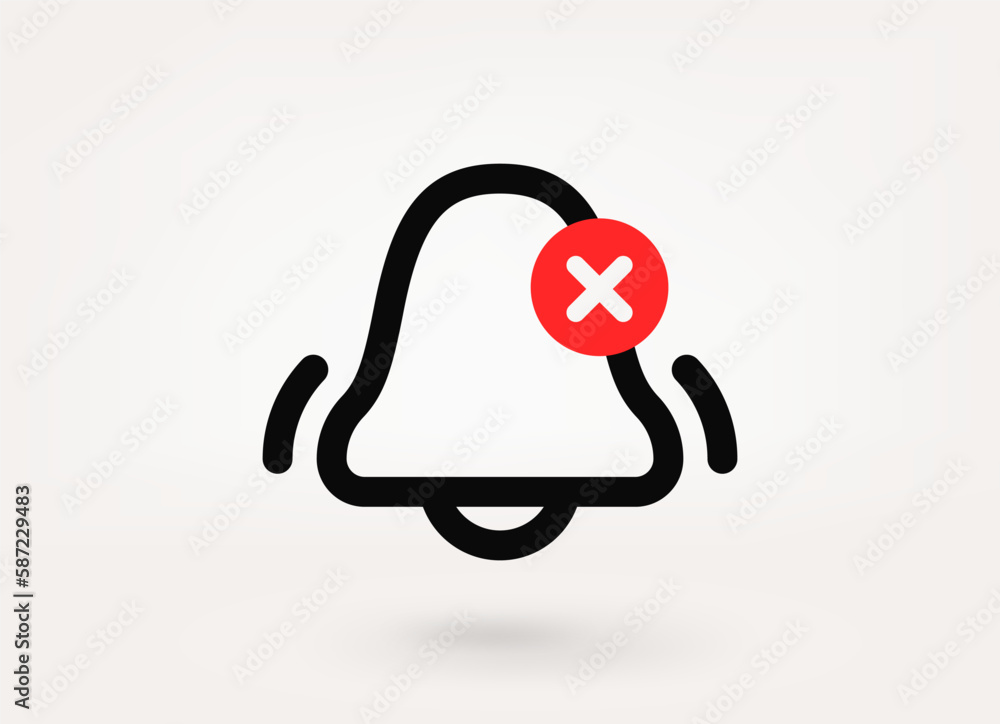 Poster Speech cloud with profile pictogram with ban mark. 3d vector icon